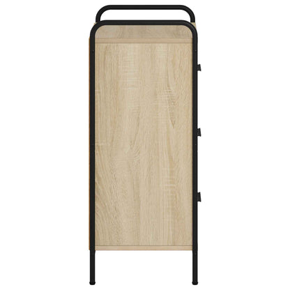 vidaXL Sideboard Sonoma Oak 40 x 33 x 80.5 cm Engineered Wood