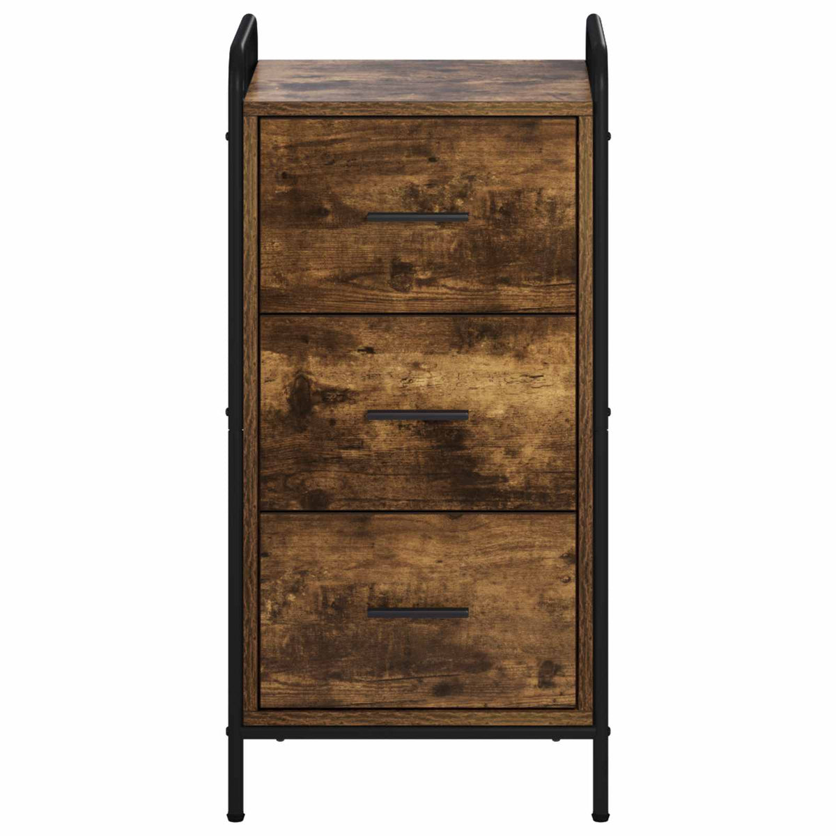 vidaXL Sideboard Smoked Oak 40 x 33 x 80.5 cm Engineered Wood