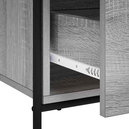vidaXL Sideboard Grey Sonoma 40 x 33 x 80.5 cm Engineered Wood