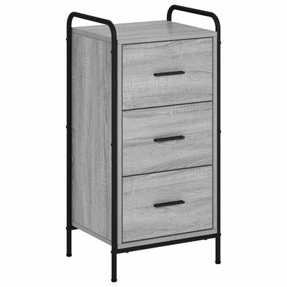 vidaXL Sideboard Grey Sonoma 40 x 33 x 80.5 cm Engineered Wood