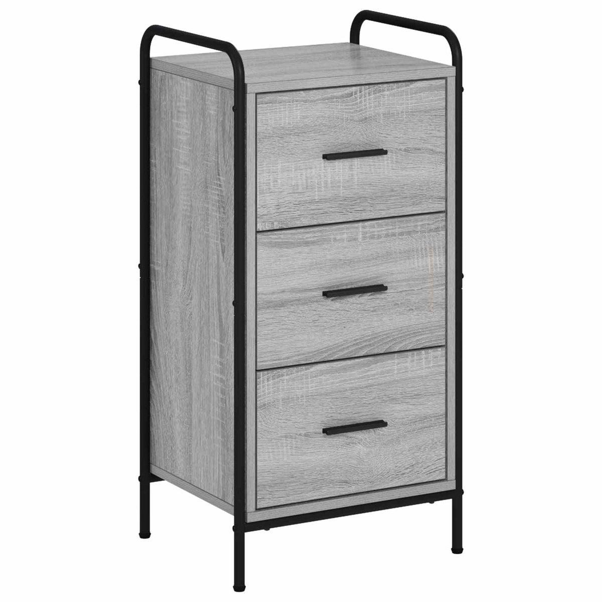vidaXL Sideboard Grey Sonoma 40 x 33 x 80.5 cm Engineered Wood