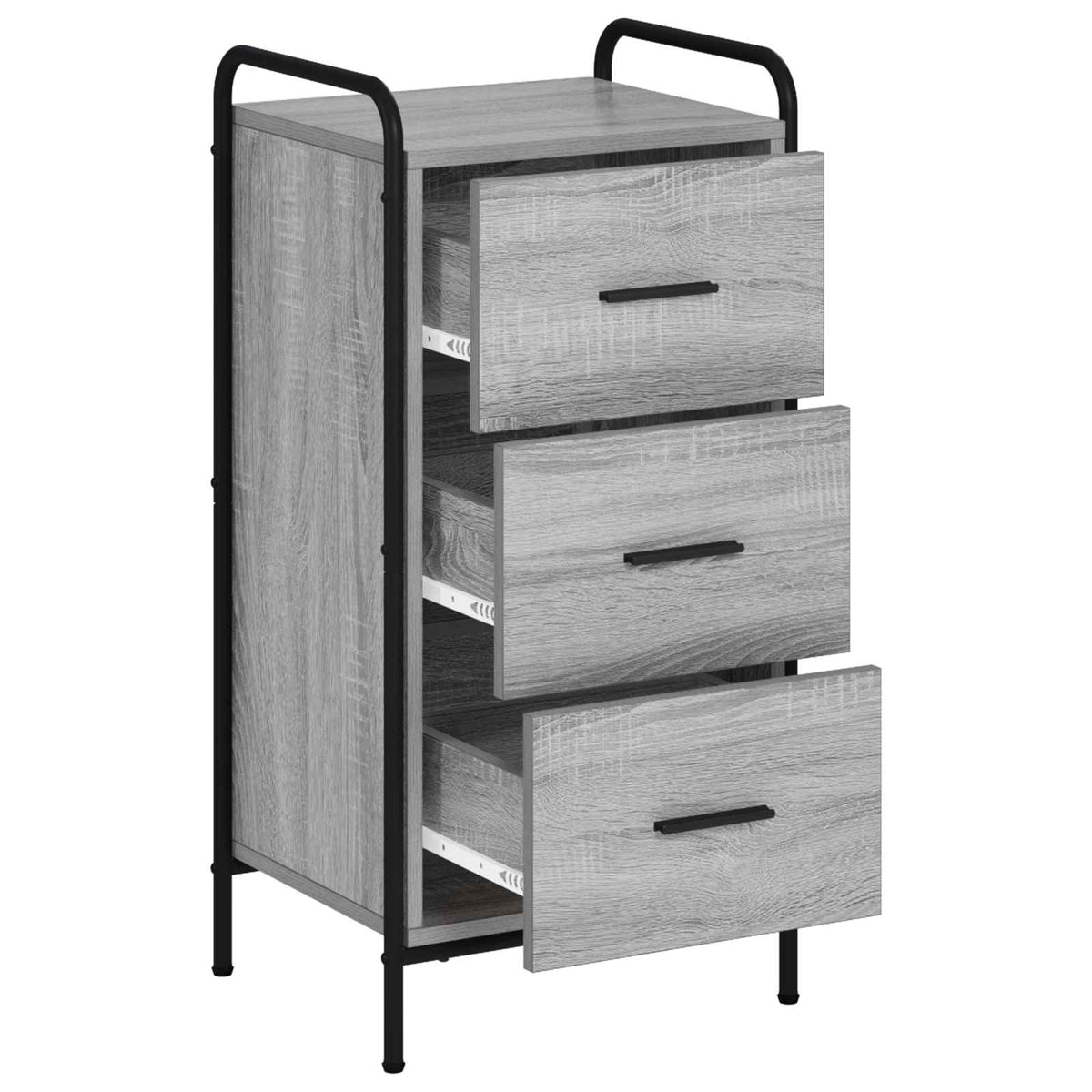 vidaXL Sideboard Grey Sonoma 40 x 33 x 80.5 cm Engineered Wood