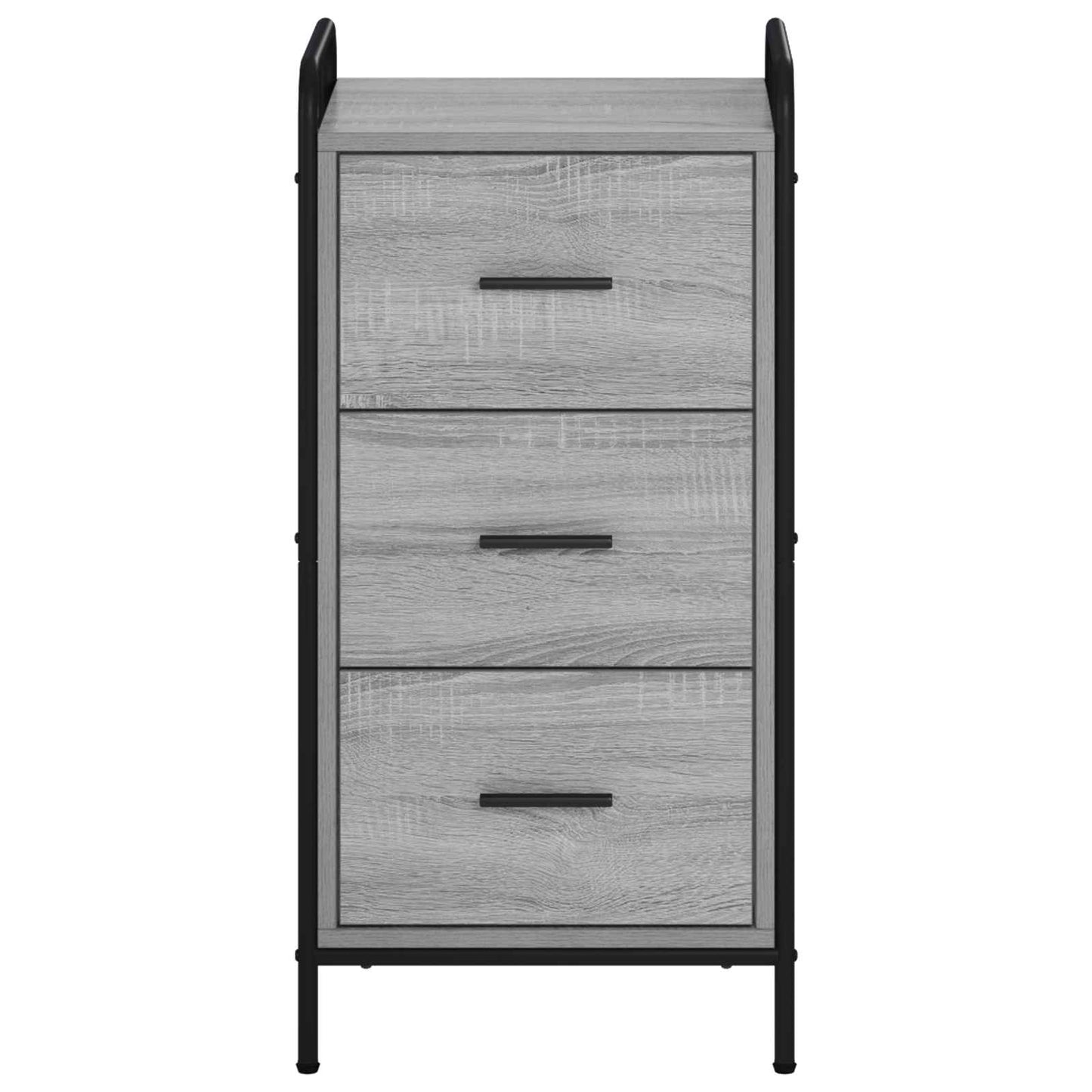vidaXL Sideboard Grey Sonoma 40 x 33 x 80.5 cm Engineered Wood