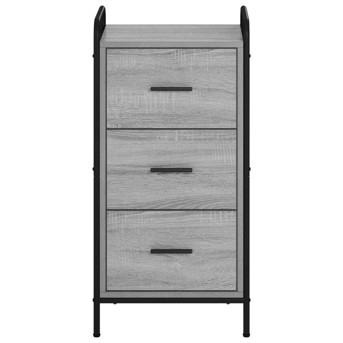 vidaXL Sideboard Grey Sonoma 40 x 33 x 80.5 cm Engineered Wood