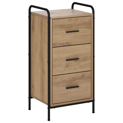 vidaXL Sideboard Artisan Oak 40 x 33 x 80.5 cm Engineered Wood
