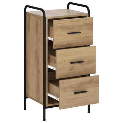 vidaXL Sideboard Artisan Oak 40 x 33 x 80.5 cm Engineered Wood