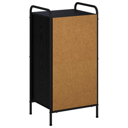 vidaXL Sideboard Black Oak 40 x 33 x 80.5 cm Engineered Wood