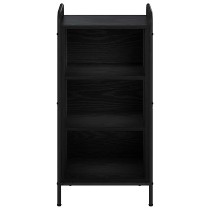 vidaXL Sideboard Black Oak 40 x 33 x 80.5 cm Engineered Wood