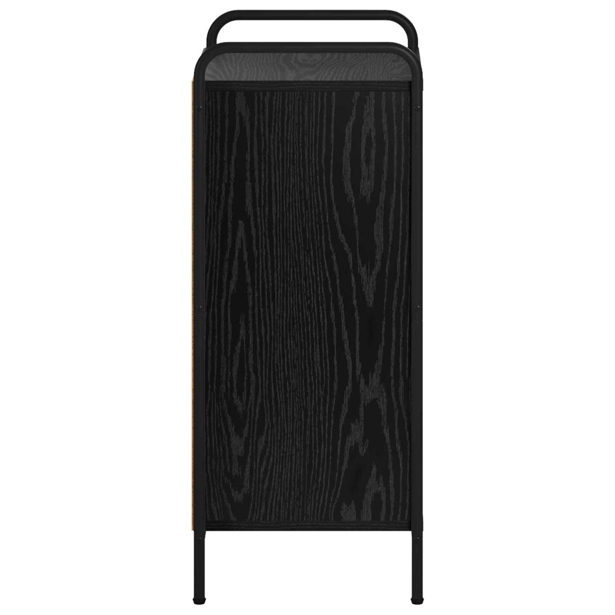 vidaXL Sideboard Black Oak 40 x 33 x 80.5 cm Engineered Wood