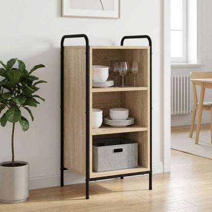 vidaXL Sideboard Sonoma Oak 40 x 33 x 80.5 cm Engineered Wood