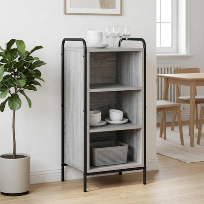 vidaXL Sideboard Grey Sonoma 40 x 33 x 80.5 cm Engineered Wood