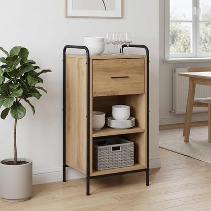 vidaXL Sideboard Artisan Oak 40 x 33 x 80.5 cm Engineered Wood