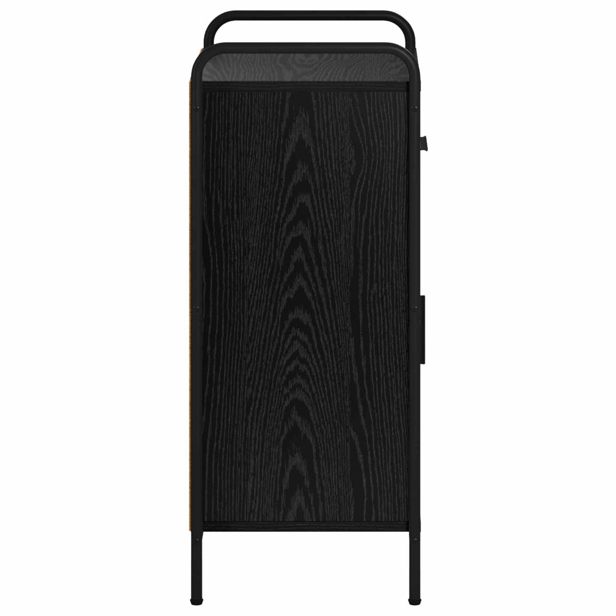 vidaXL Sideboard Black Oak 40 x 33 x 80.5 cm Engineered Wood