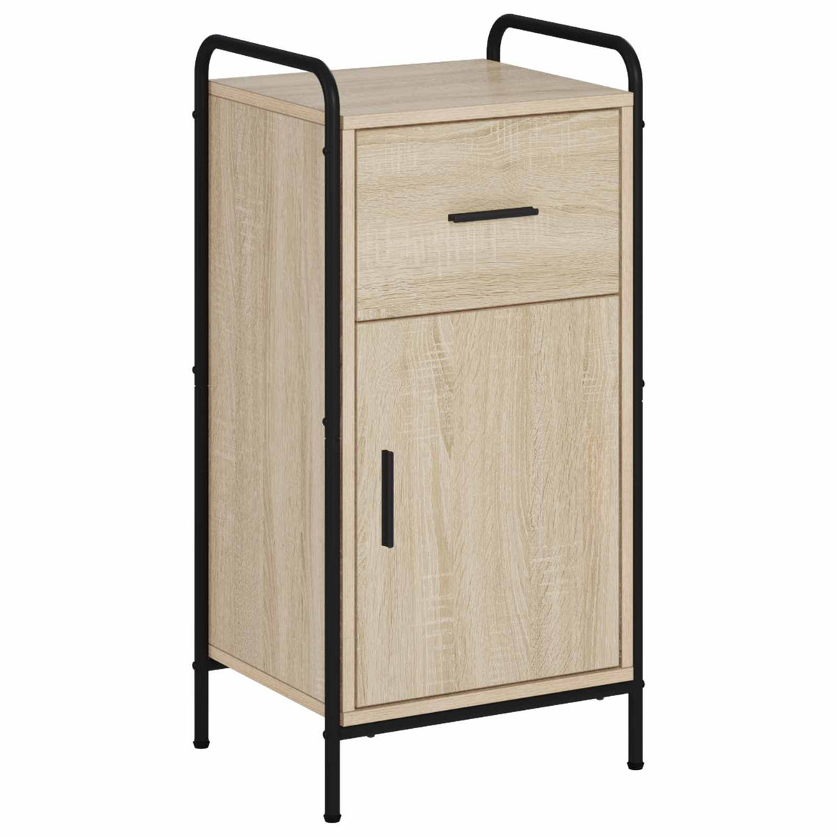 vidaXL Sideboard Sonoma Oak 40 x 33 x 80.5 cm Engineered Wood