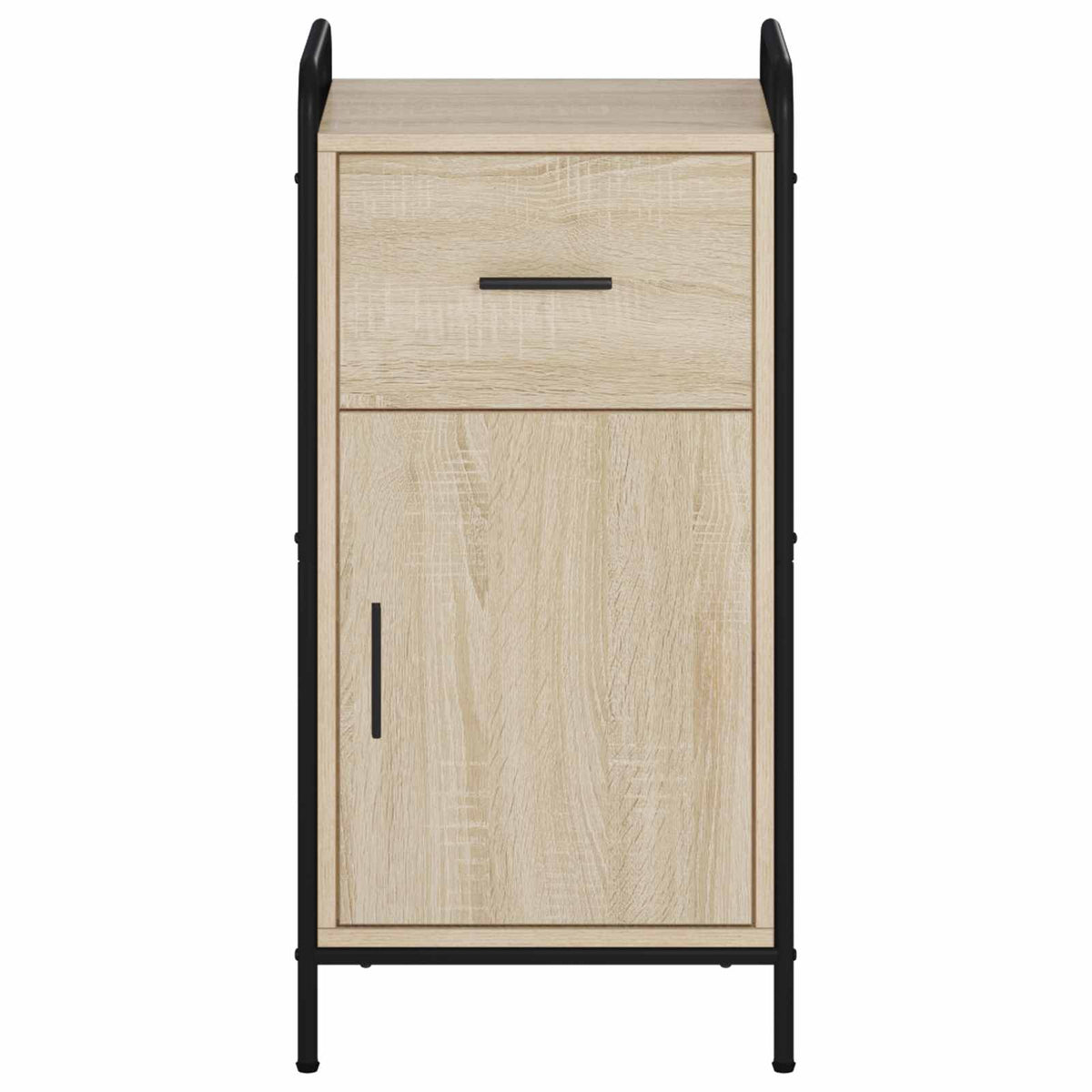 vidaXL Sideboard Sonoma Oak 40 x 33 x 80.5 cm Engineered Wood