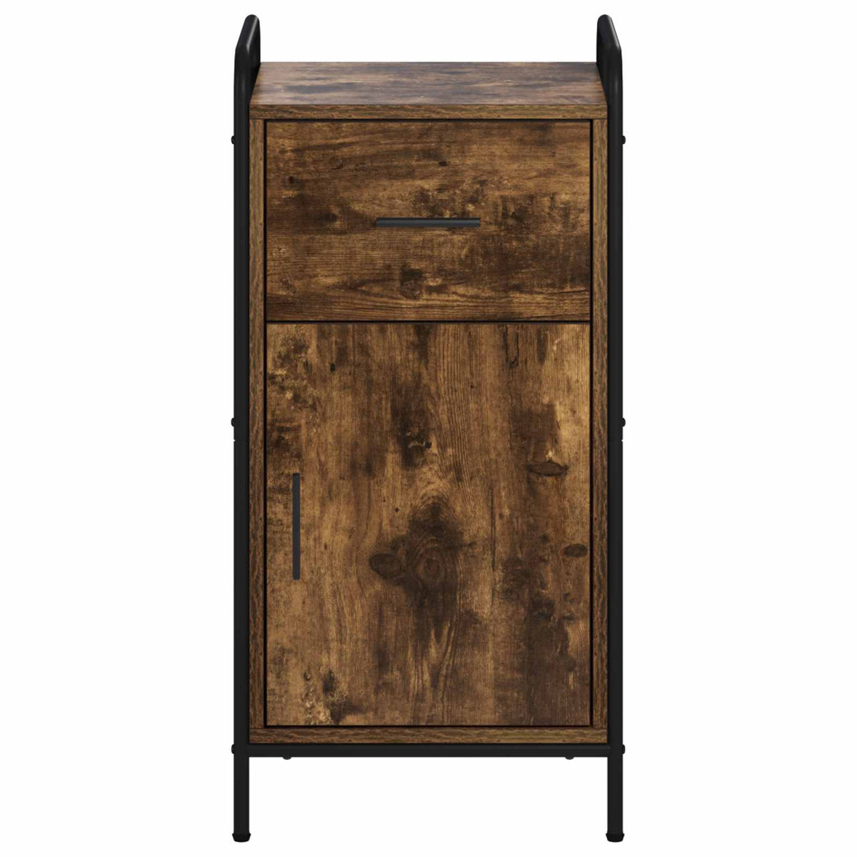 vidaXL Sideboard Smoked Oak 40 x 33 x 80.5 cm Engineered Wood