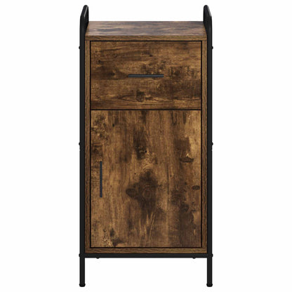 vidaXL Sideboard Smoked Oak 40 x 33 x 80.5 cm Engineered Wood