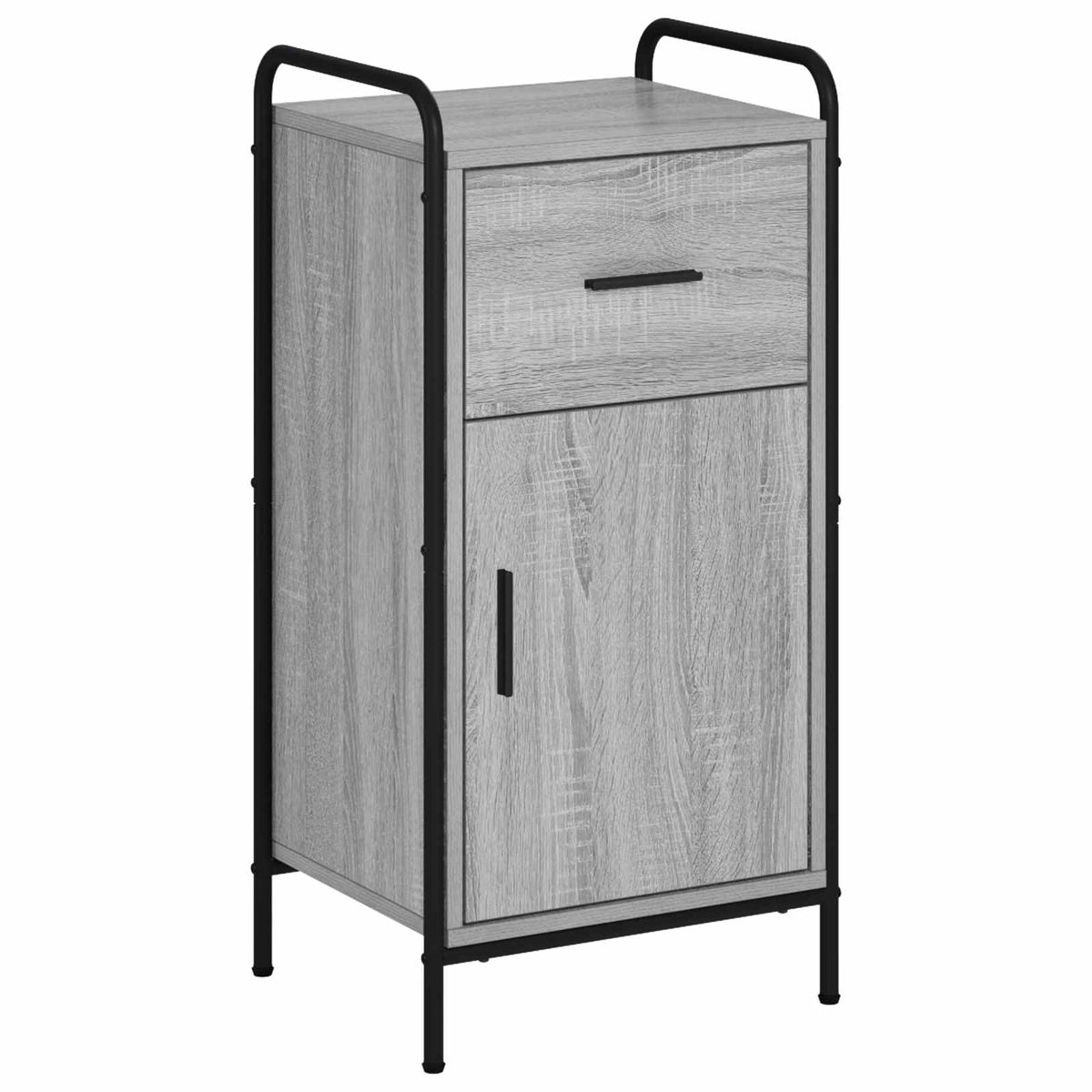 vidaXL Sideboard Grey Sonoma 40 x 33 x 80.5 cm Engineered Wood
