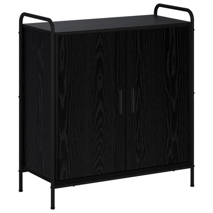 vidaXL Sideboard Black Oak 73 x 33 x 81 cm Engineered Wood
