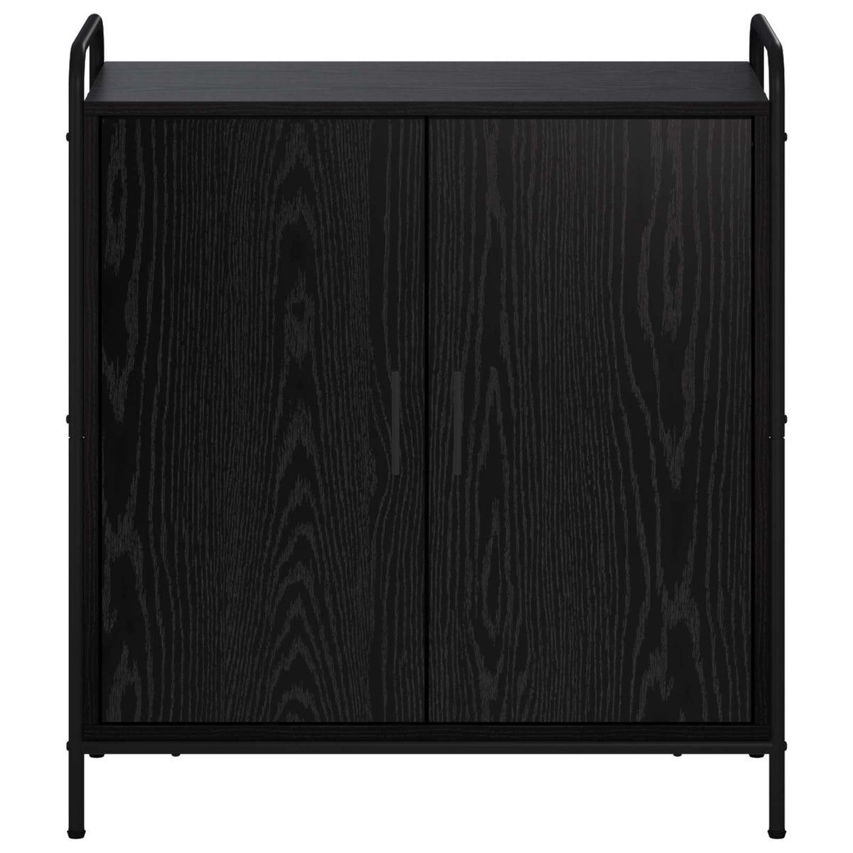 vidaXL Sideboard Black Oak 73 x 33 x 81 cm Engineered Wood