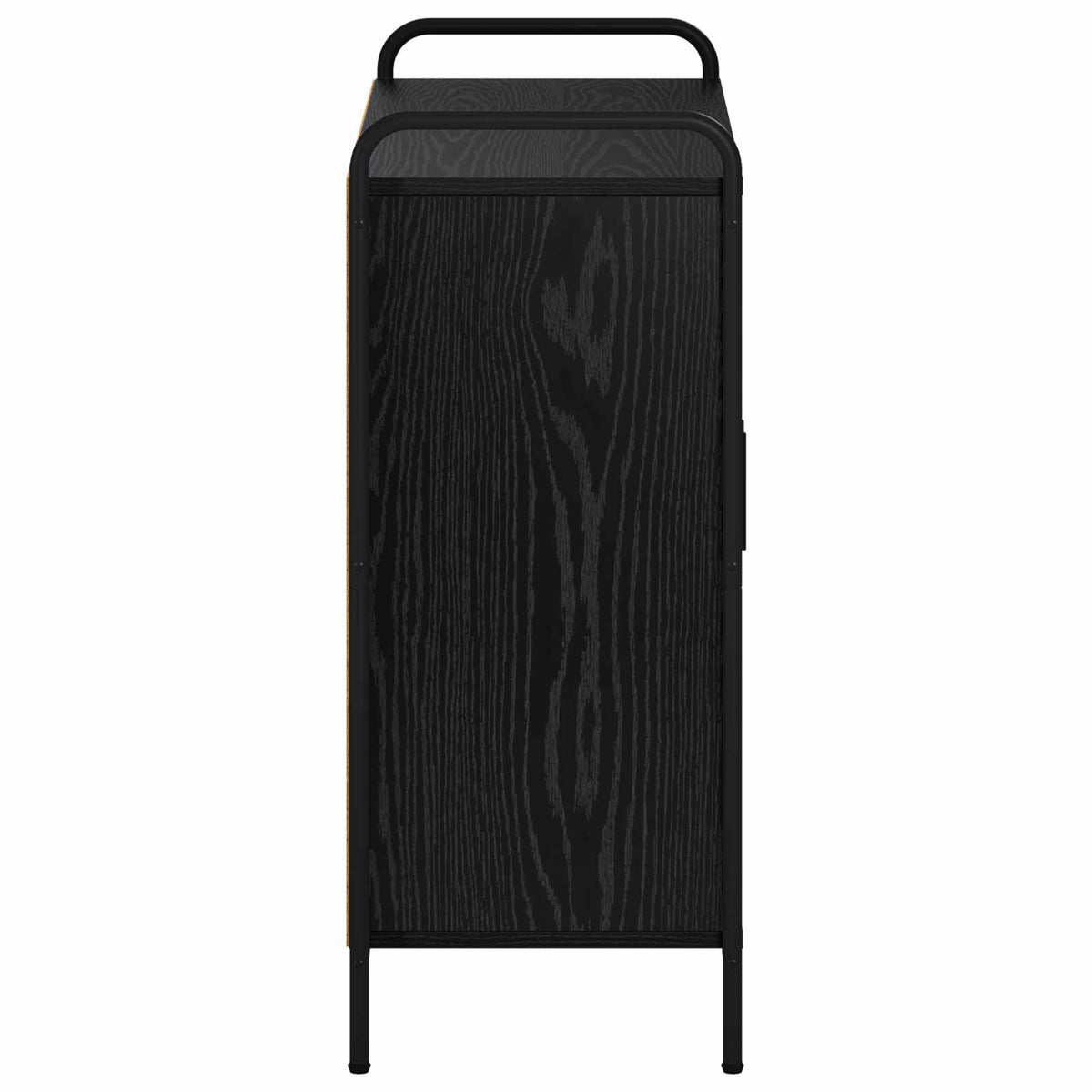 vidaXL Sideboard Black Oak 73 x 33 x 81 cm Engineered Wood