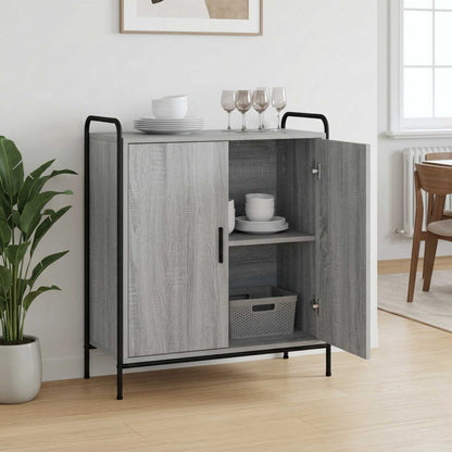 vidaXL Sideboard Grey Sonoma 73 x 33 x 81 cm Engineered Wood