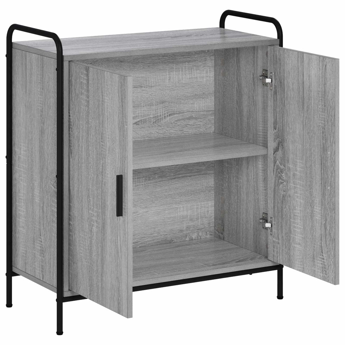 vidaXL Sideboard Grey Sonoma 73 x 33 x 81 cm Engineered Wood
