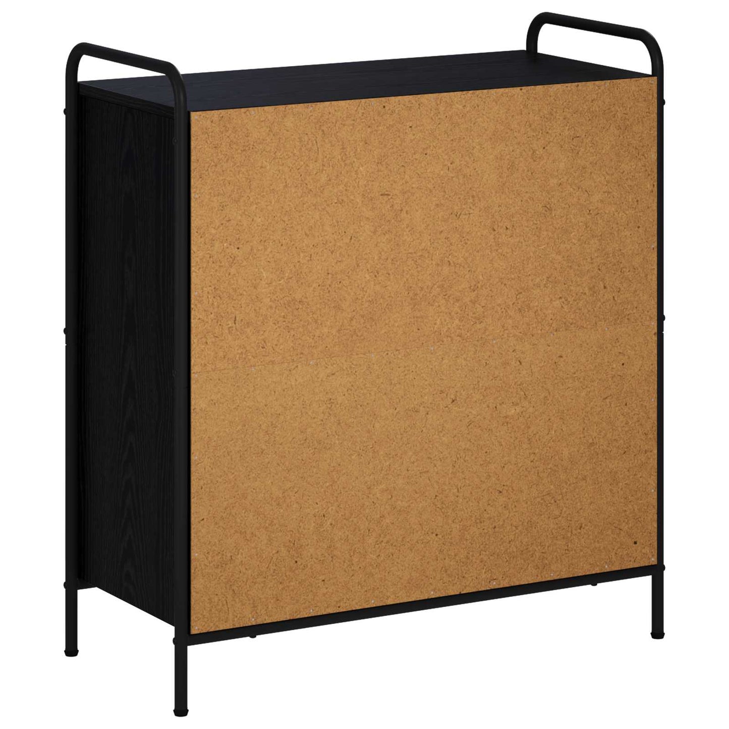 vidaXL Sideboard Black Oak 73 x 33 x 81 cm Engineered Wood
