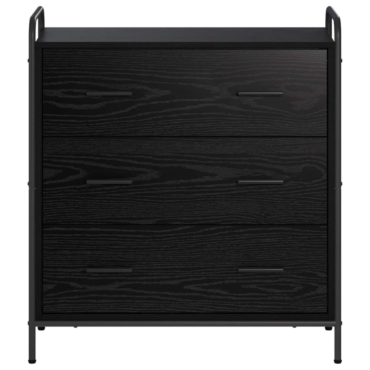 vidaXL Sideboard Black Oak 73 x 33 x 81 cm Engineered Wood