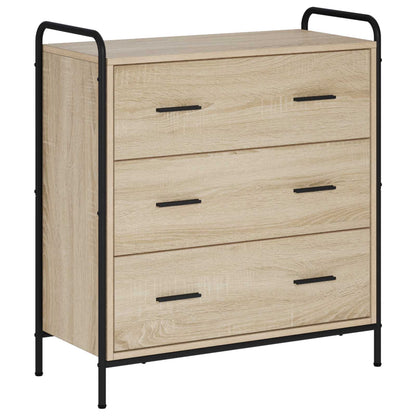 vidaXL Sideboard Sonoma Oak 73 x 33 x 81 cm Engineered Wood