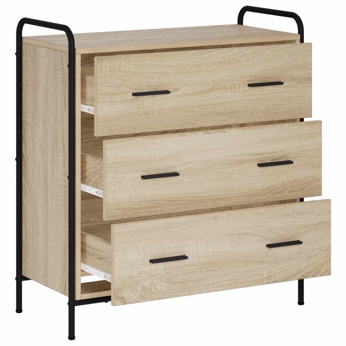vidaXL Sideboard Sonoma Oak 73 x 33 x 81 cm Engineered Wood