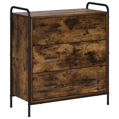 vidaXL Sideboard Smoked Oak 73 x 33 x 81 cm Engineered Wood