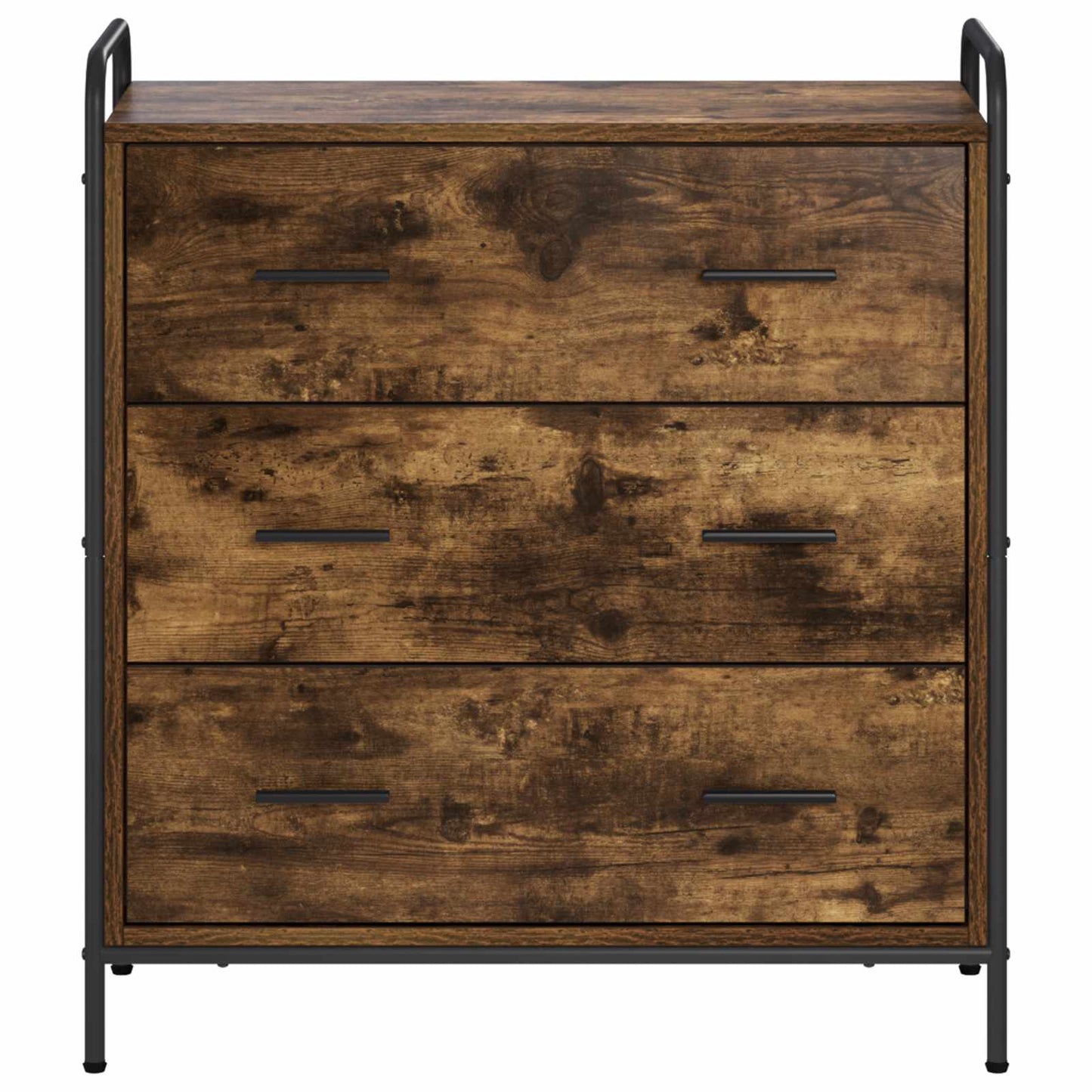 vidaXL Sideboard Smoked Oak 73 x 33 x 81 cm Engineered Wood