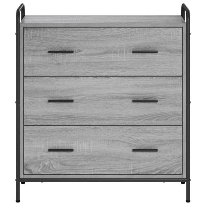 vidaXL Sideboard Grey Sonoma 73 x 33 x 81 cm Engineered Wood