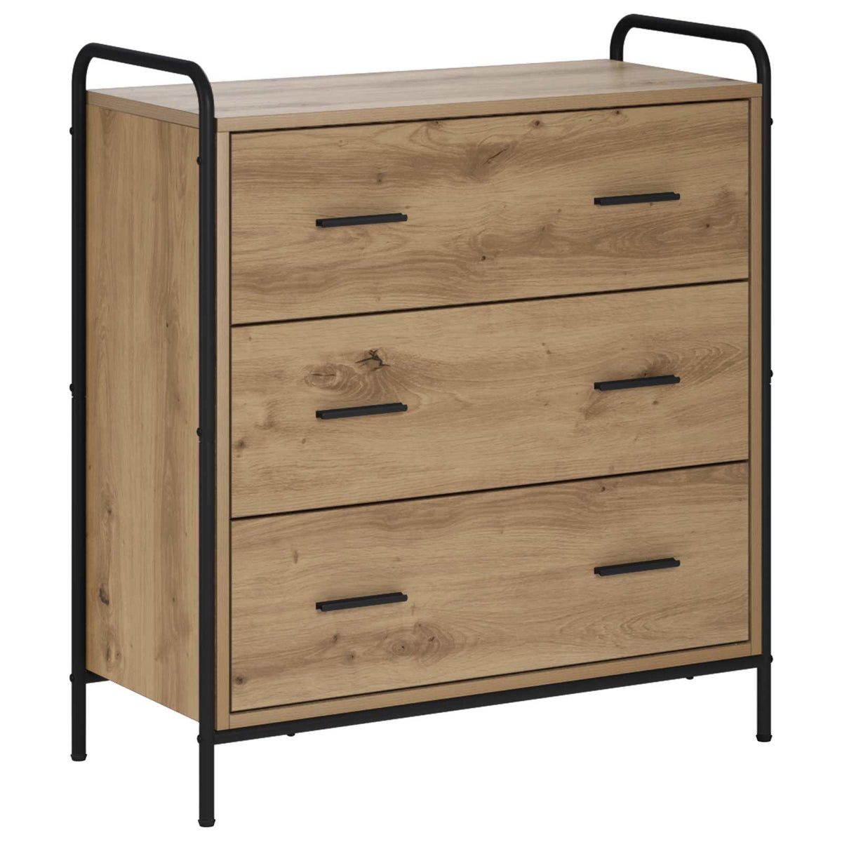 vidaXL Sideboard Artisan Oak 73 x 33 x 81 cm Engineered Wood
