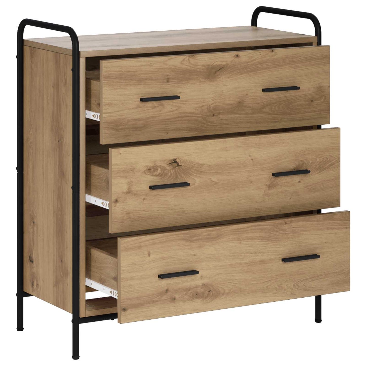 vidaXL Sideboard Artisan Oak 73 x 33 x 81 cm Engineered Wood