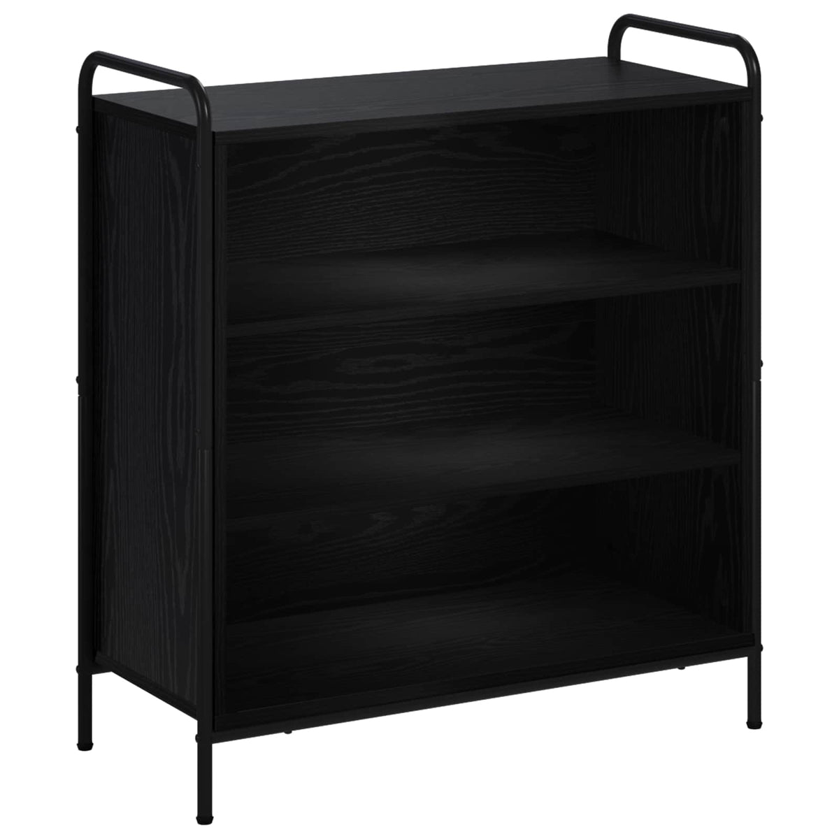 vidaXL Sideboard Black Oak 73 x 33 x 81 cm Engineered Wood