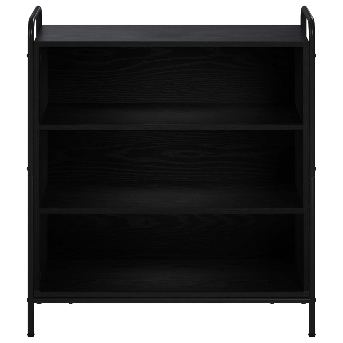 vidaXL Sideboard Black Oak 73 x 33 x 81 cm Engineered Wood