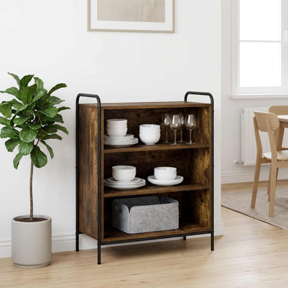 vidaXL Sideboard Smoked Oak 73 x 33 x 81 cm Engineered Wood