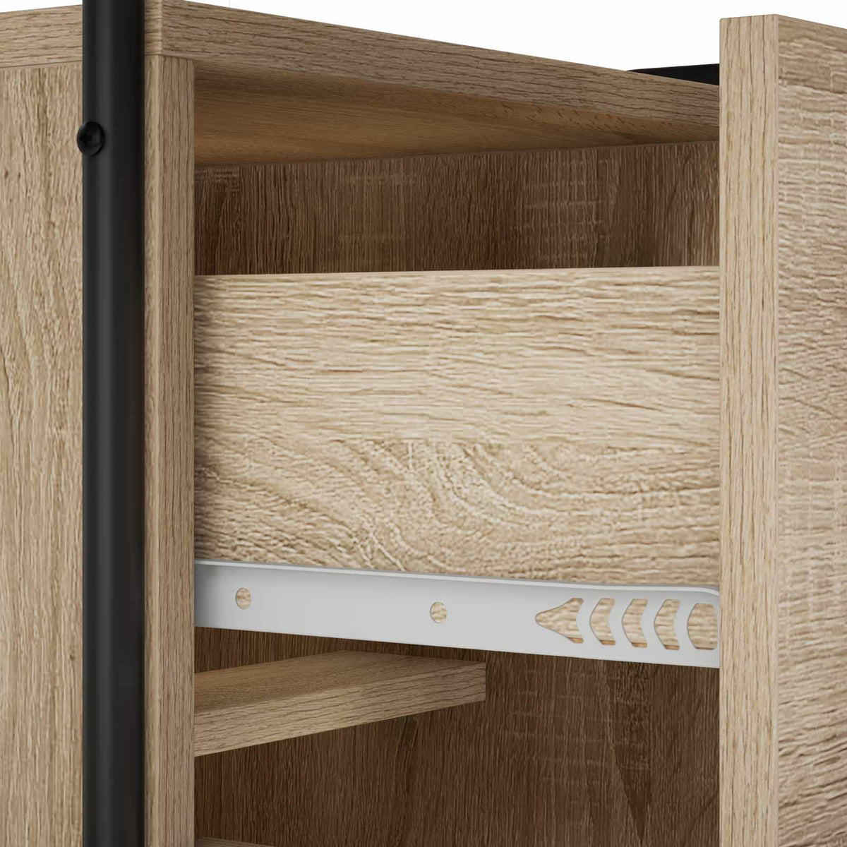 vidaXL Sideboard Sonoma Oak 73 x 33 x 81 cm Engineered Wood