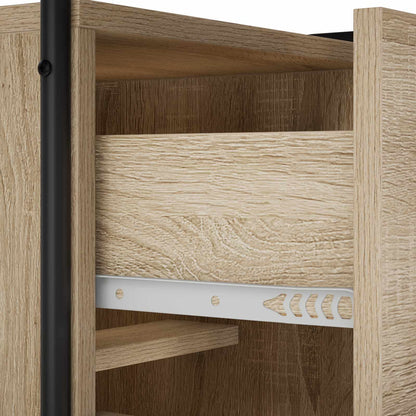 vidaXL Sideboard Sonoma Oak 73 x 33 x 81 cm Engineered Wood