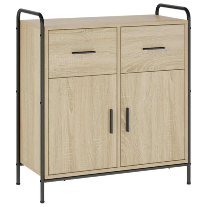 vidaXL Sideboard Sonoma Oak 73 x 33 x 81 cm Engineered Wood