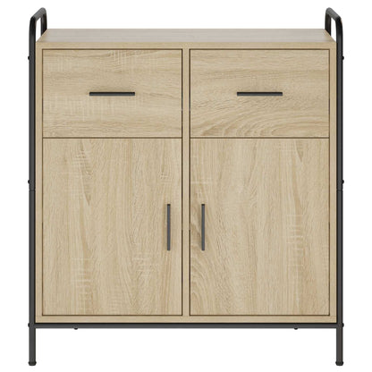 vidaXL Sideboard Sonoma Oak 73 x 33 x 81 cm Engineered Wood