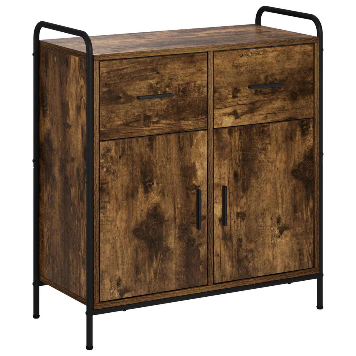 vidaXL Sideboard Smoked Oak 73 x 33 x 81 cm Engineered Wood