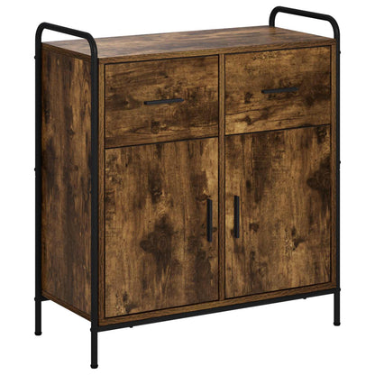 vidaXL Sideboard Smoked Oak 73 x 33 x 81 cm Engineered Wood