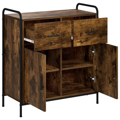 vidaXL Sideboard Smoked Oak 73 x 33 x 81 cm Engineered Wood