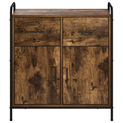 vidaXL Sideboard Smoked Oak 73 x 33 x 81 cm Engineered Wood