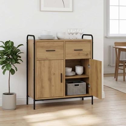 vidaXL Sideboard Artisan Oak 73 x 33 x 81 cm Engineered Wood