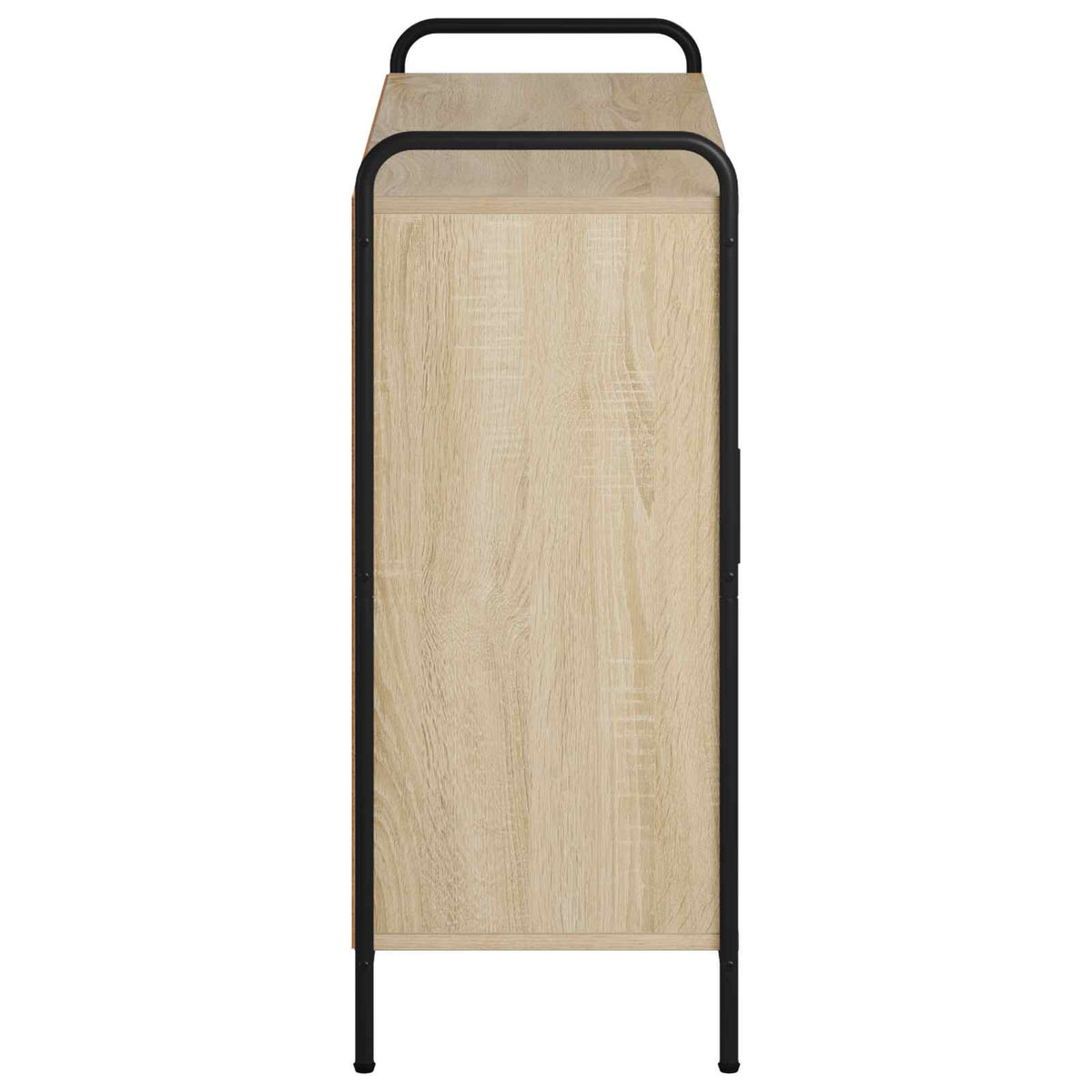 vidaXL Sideboard Sonoma Oak 98.5 x 33 x 81 cm Engineered Wood