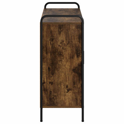 vidaXL Sideboard Smoked Oak 98.5 x 33 x 81 cm Engineered Wood